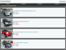 Tablet Screenshot of mcadenvillemotors.net